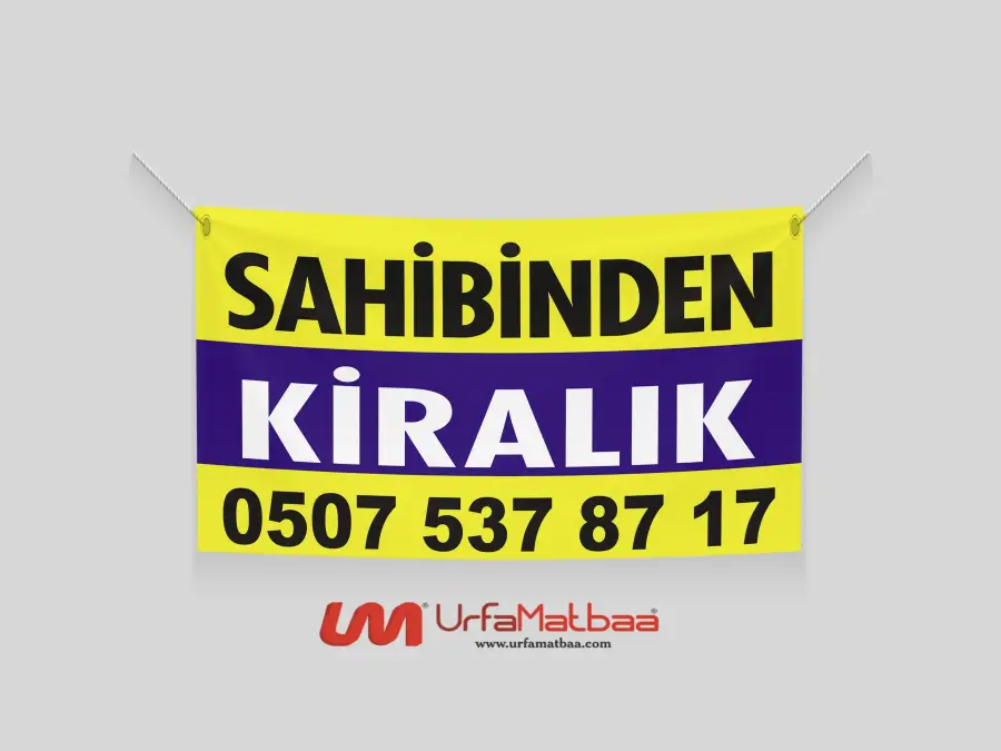 Satılık/Kiralık Afişler